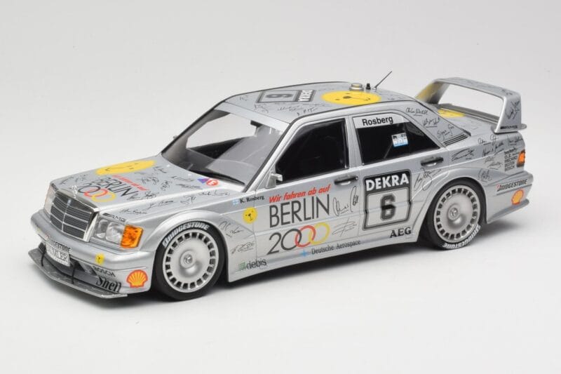 Mercedes 190E 2.5-16 EVO II W201 #6 Team AMG Mercedes K. Rosberg DTM 1992 Minichamps 1:18 155923606 Метал