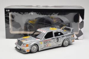 Mercedes 190E 2.5-16 EVO II W201 #9 Zung Fu K. Ludwig Guia Race Macau 1992 Minichamps 1:18 155923609 Метал — снимка 6 от 6