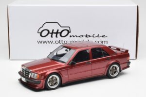 Mercedes 190E 2.5-16 W201 RAUH-Welt Republik Червен Otto 1:18 OT1083 Смола — снимка 6 от 6