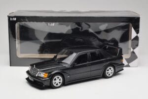 Mercedes 190E W201 2.5-16 EVO 2 Черен Metallic Minichamps 1:18 155036100 Метал — снимка 6 от 6