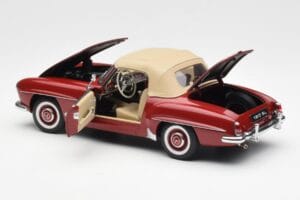 Mercedes 190SL W198 Червен AUTOart 1:18 76116 Метал — снимка 5 от 8