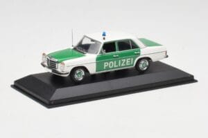 Mercedes 200 W115 Полиция Minichamps 1:43 400034090 Метал — снимка 2 от 4