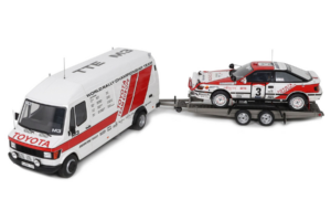 Mercedes 208D + Toyota Celica ST165 Gr.A RAC Safari 1990 Otto 1:18 OT480 Смола — снимка 4 от 4