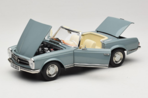 Mercedes 230 SL W113 Horizon Blue Norev 1:18 183992 Метал — снимка 2 от 9