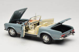 Mercedes 230 SL W113 Horizon Blue Norev 1:18 183992 Метал — снимка 6 от 9