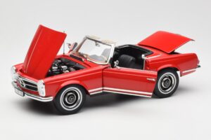 Mercedes 230 SL W113 Pagoda Червен Norev 1:18 B660640596 Метал — снимка 2 от 8