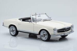 Mercedes 230 SL W113 Pagoda Бял Ограничено Издание Norev 1:18 183768 Метал — снимка 7 от 9