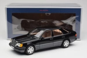 Mercedes 230E W124 AMG Wheels Черен Лимитирана Серия Norev 1:18 183950 Метал — снимка 12 от 12