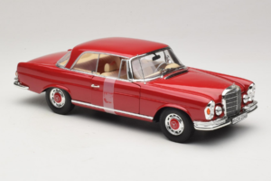 Mercedes 280 SE Coupe Червен Norev 1:18 183527 Метал — снимка 4 от 6