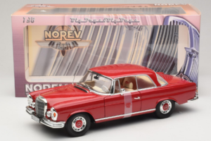 Mercedes 280 SE Coupe Червен Norev 1:18 183527 Метал — снимка 6 от 6