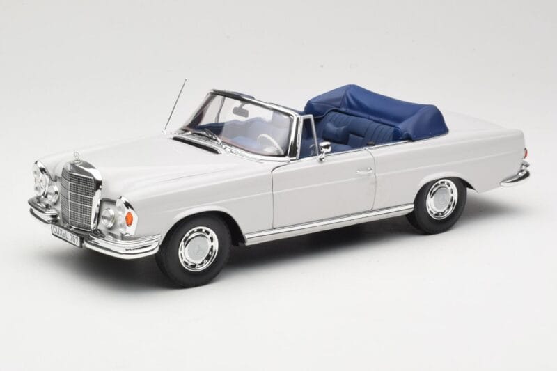 Mercedes 280 SE W111 Кабриолет Светлосив Norev 1:18 183530 Метал