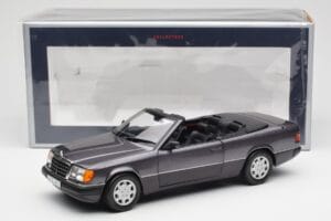 Mercedes 300 CE-24 W124 Кабриолет Лилав Metallic Norev 1:18 183567 Метал — снимка 10 от 10