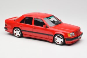 Mercedes 300E W124 6.0 AMG Signal Червен Otto 1:18 OT1104 Смола — снимка 4 от 6