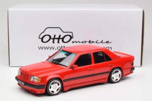 Mercedes 300E W124 6.0 AMG Signal Червен Otto 1:18 OT1104 Смола — снимка 6 от 6