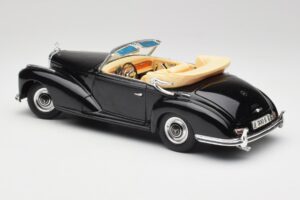 Mercedes 300 S W188 Кабриолет Черен Tchibo 1:18 36782 Метал — снимка 7 от 8