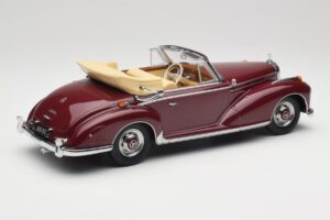Mercedes 300 SC W188 Кабриолет Тъмночервен KK-Scale 1:18 KKDC180942 Метал — снимка 2 от 6