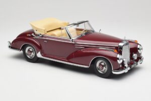Mercedes 300 SC W188 Кабриолет Тъмночервен KK-Scale 1:18 KKDC180942 Метал — снимка 4 от 6