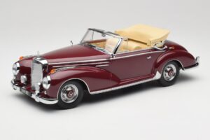 Mercedes 300 SC W188 Кабриолет Тъмночервен KK-Scale 1:18 KKDC180942 Метал