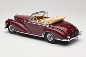 Mercedes 300 SC W188 Кабриолет Тъмночервен KK-Scale 1:18 KKDC180942 Метал — снимка 5 от 6