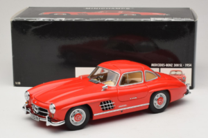 Mercedes 300 SL Gullwing Червен Minichamps 1:18 180039001 Метал — снимка 8 от 8