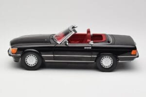 Mercedes 300 SL R107 Черен Norev 1:18 183511 Метал — снимка 4 от 8