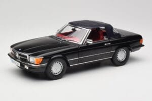 Mercedes 300 SL R107 Черен Norev 1:18 183511 Метал