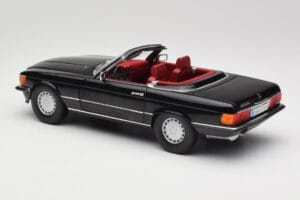 Mercedes 300 SL R107 Черен Norev 1:18 183511 Метал — снимка 7 от 8