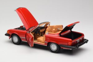 Mercedes 300 SL R107 Червен Norev 1:18 B66040623 Метал — снимка 5 от 8