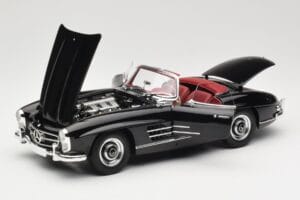 Mercedes 300 SL W198 Roadster Черен Minichamps 1:18 180039036 Метал — снимка 2 от 8