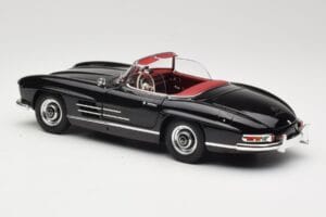 Mercedes 300 SL W198 Roadster Черен Minichamps 1:18 180039036 Метал — снимка 7 от 8