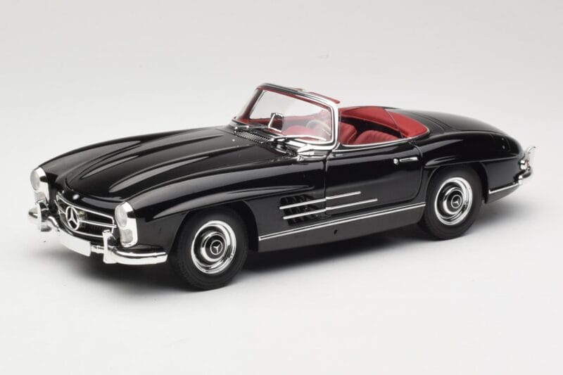 Mercedes 300 SL W198 Roadster Черен Minichamps 1:18 180039036 Метал