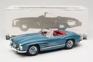 Mercedes 300 SL W198 Roadster Син Minichamps 1:18 180039035 Метал — снимка 8 от 8