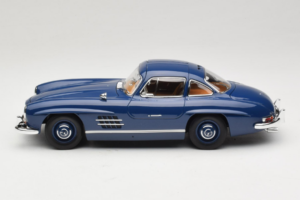 Mercedes 300 SL W198 Син Norev 1:18 183852 Метал — снимка 4 от 8