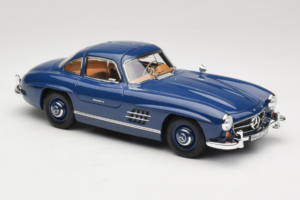 Mercedes 300 SL W198 Син Norev 1:18 183852 Метал — снимка 6 от 8