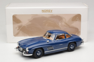 Mercedes 300 SL W198 Син Norev 1:18 183852 Метал — снимка 8 от 8