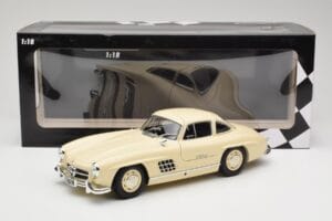 Mercedes 300 SL W198 Кремав Minichamps 1:18 110037212 Метал — снимка 8 от 8