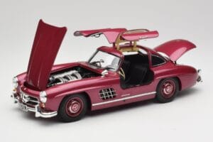 Mercedes 300 SL W198 Огненочервен Minichamps 1:18 180039008 Метал — снимка 2 от 8