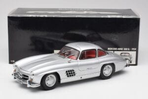 Mercedes 300 SL W198 Gullwing Сребристо Minichamps 1:18 180039000 Метал — снимка 8 от 8