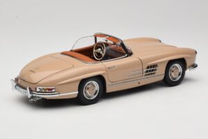 Mercedes 300 SL W198 Roadster Светлокафяв Minichamps 1:18 180039032 Метал — снимка 3 от 8