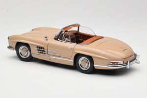 Mercedes 300 SL W198 Roadster Светлокафяв Minichamps 1:18 180039032 Метал — снимка 7 от 8