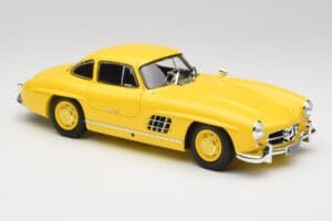 Mercedes 300 SL W198 Светложълт Minichamps 1:18 180039009 Метал — снимка 6 от 8