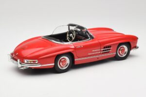Mercedes 300 SL W198 Roadster Червен С Твърд Покрив Minichamps 1:18 180039041 Метал — снимка 3 от 8