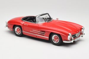 Mercedes 300 SL W198 Roadster Червен С Твърд Покрив Minichamps 1:18 180039041 Метал — снимка 6 от 8