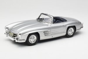 Mercedes 300 SL W198 Roadster Silver Metallic Minichamps 1:18 180039030 Метал