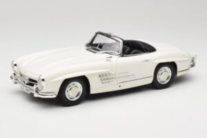 Mercedes 300 SL W198 Roadster Бял С Мек Покрив Minichamps 1:18 180039034 Метал