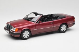 Mercedes 300CE-24 A124 Кабриолет Almandine Червен Металик Norev 1:18 B66040616 Метал