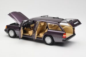 Mercedes 300D S124 T-Model Bornit Дилърско Издание Norev 1:18 B66040701 Метал — снимка 5 от 8