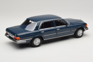 Mercedes 350 SEL W116 Hansa Blue Norev 1:18 183976 Метал — снимка 3 от 8