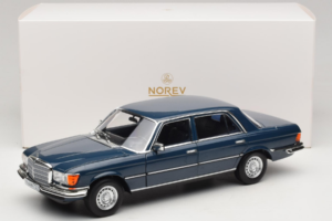 Mercedes 350 SEL W116 Hansa Blue Norev 1:18 183976 Метал — снимка 8 от 8