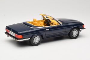 Mercedes 350 SL R107 Тъмносин Sun Star 1:18 MB003 Метал — снимка 3 от 8
